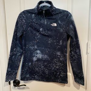 North Face 1/2 zip sz s